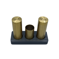 Dikdörtgen tuzluk seti(PVD Altın)